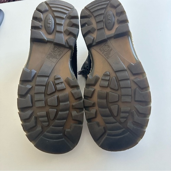 Vintage Dr Marten's Made in England Black Leather Boots AW004 PC03D Men's 8 - Picture 12 of 13